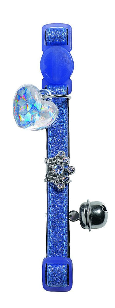Hunter Crown with Bell Cat Collar - BLUE